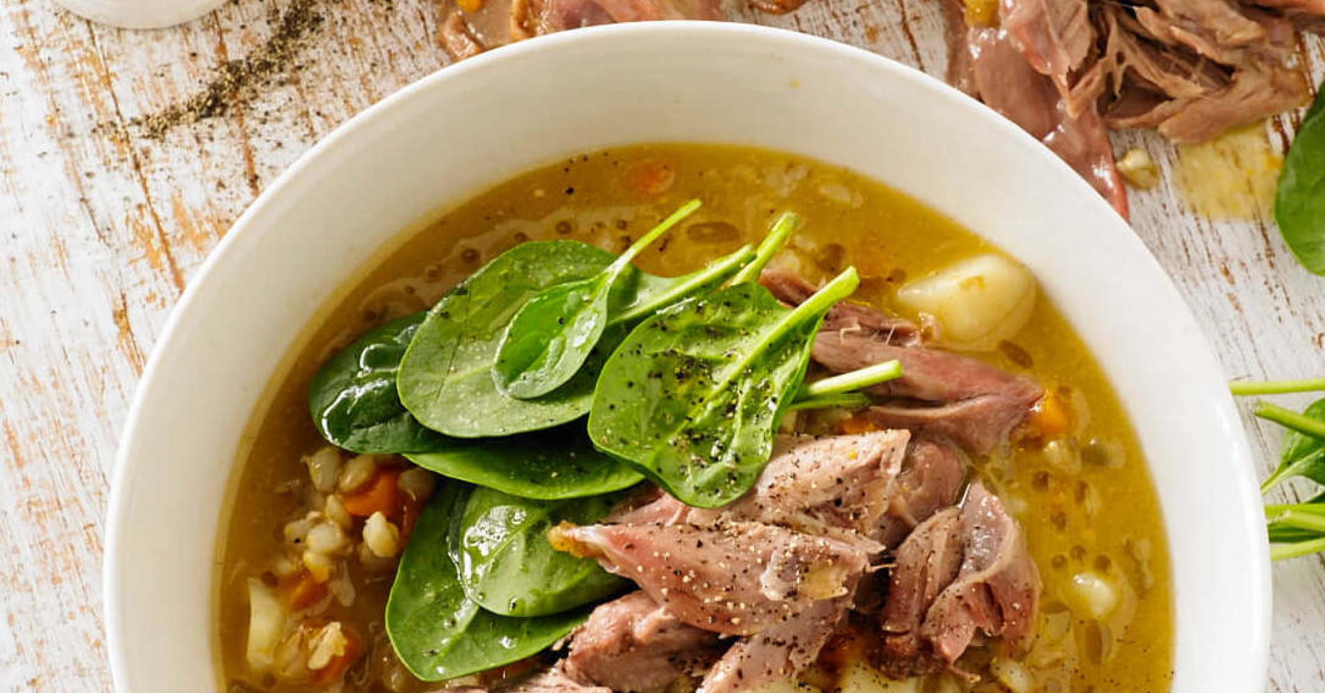 Veal Shank Barley Soup Recipe myfoodbook Soup Pressure cooker